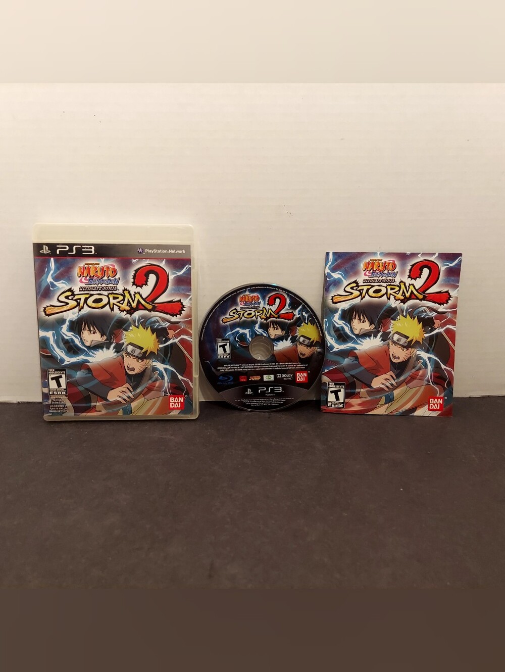 Naruto Shippuden Ultimate Ninja Storm 2 ps3 PlayStation 3 CIB complete w manual